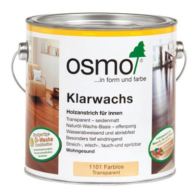 масло osmo с воском для твердых пород дерева Klarwachs