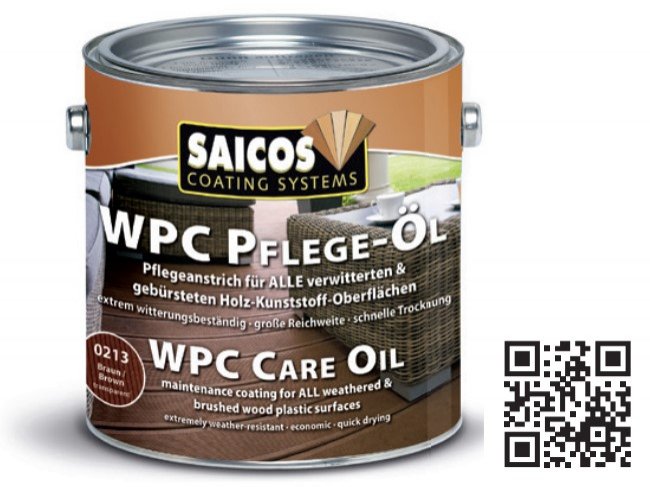 Масло для ДПК Saicos WPC Pflege-Öl цена